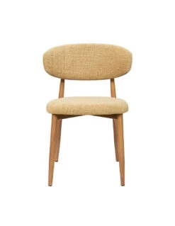Chaise Georgia Moutarde Pied Naturel -Magasin De Meubles De Qualité chaise georgia moutarde pied naturel 3