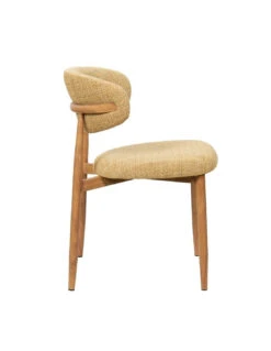 Chaise Georgia Moutarde Pied Naturel -Magasin De Meubles De Qualité chaise georgia moutarde pied naturel 4