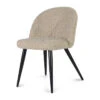Chaise Ingrid Fausse Fourrure Beige