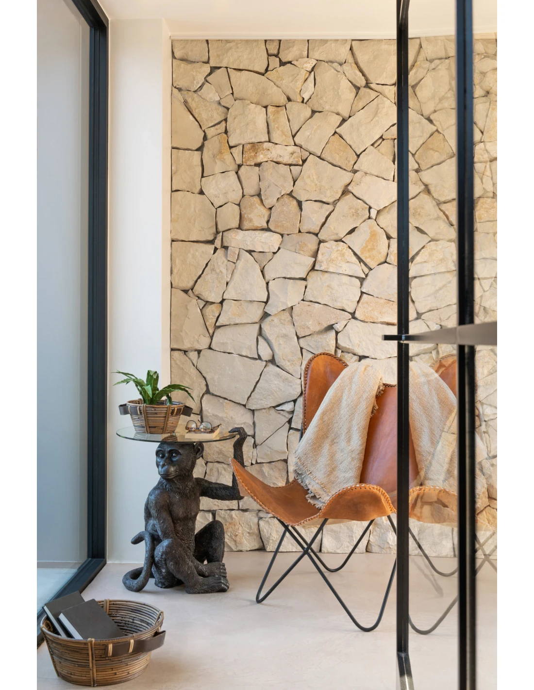 Chaise Longue En Cuir/métal Cognac 8 Chaise Longue En Cuir/métal Cognac – Image 8