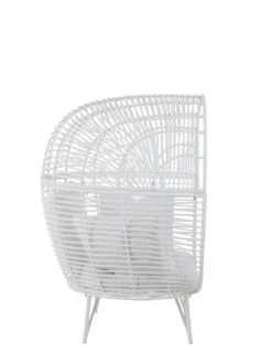 Chaise Longue Ovale En Acier Blanc 9 Chaise Longue Ovale En Acier Blanc -Magasin De Meubles De Qualité chaise longue ovale en acier blanc 2