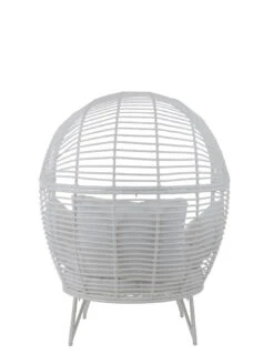 Chaise Longue Ovale En Acier Blanc 10 Chaise Longue Ovale En Acier Blanc -Magasin De Meubles De Qualité chaise longue ovale en acier blanc 3