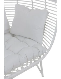 Chaise Longue Ovale En Acier Blanc 12 Chaise Longue Ovale En Acier Blanc -Magasin De Meubles De Qualité chaise longue ovale en acier blanc 5