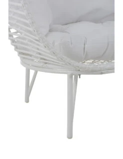 Chaise Longue Ovale En Acier Blanc 13 Chaise Longue Ovale En Acier Blanc -Magasin De Meubles De Qualité chaise longue ovale en acier blanc 6