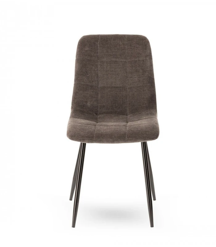 Chaise Manta Gris Ardoise Chenillé 2 Chaise Manta Gris Ardoise Chenillé – Image 2