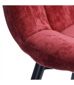 Chaise Manta P38 Bordeaux Brush -Magasin De Meubles De Qualité chaise manta p38 bordeaux brush 4