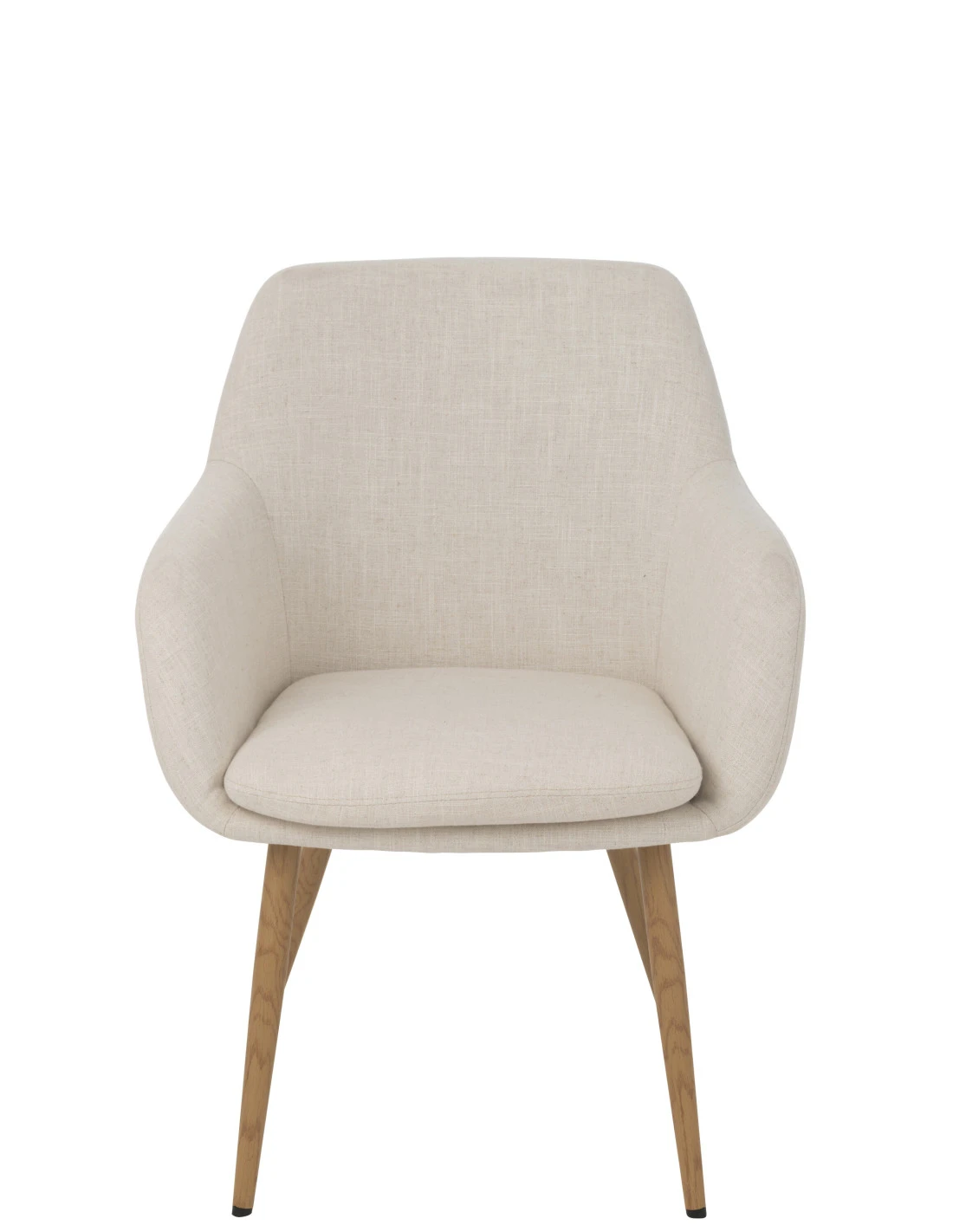 Chaise Miles En Acier/mousse Ivoire 3 Chaise Miles En Acier/mousse Ivoire – Image 3