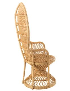 Chaise Paon Avec Coussin En Rotin Naturel -Magasin De Meubles De Qualité chaise paon avec coussin en rotin naturel 11