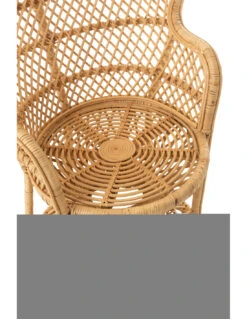 Chaise Paon Avec Coussin En Rotin Naturel -Magasin De Meubles De Qualité chaise paon avec coussin en rotin naturel 5