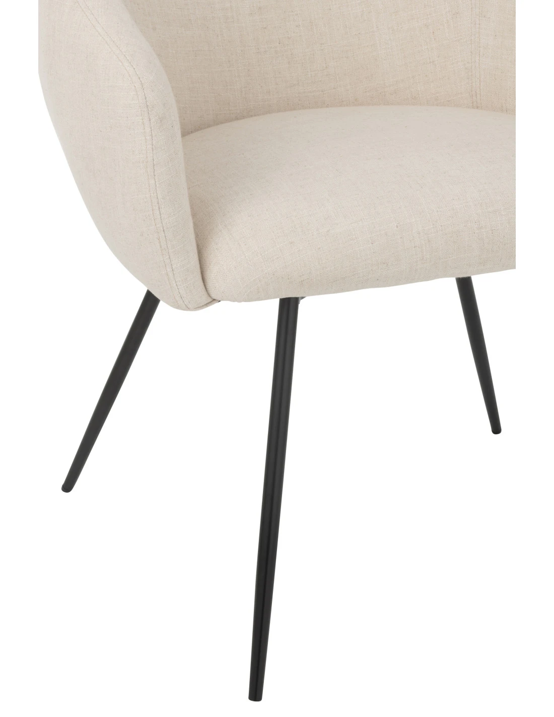 Chaise Pays De Galles En Acier/mousse Ivoire 5 Chaise Pays De Galles En Acier/mousse Ivoire – Image 5