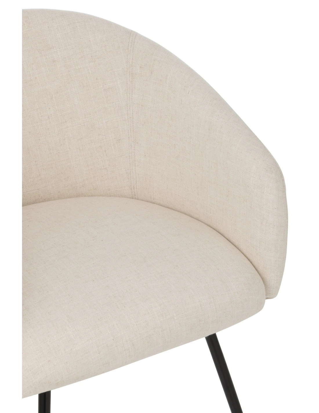 Chaise Pays De Galles En Acier/mousse Ivoire 6 Chaise Pays De Galles En Acier/mousse Ivoire – Image 6