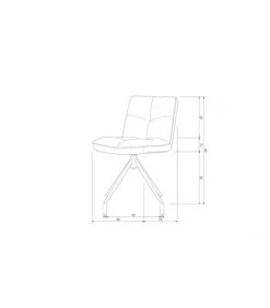 WOOOD Chaise Pivotante Vinny Bouclé Anthracite 11 WOOOD Chaise Pivotante Vinny Bouclé Anthracite -Magasin De Meubles De Qualité chaise pivotante vinny boucle anthracite 5