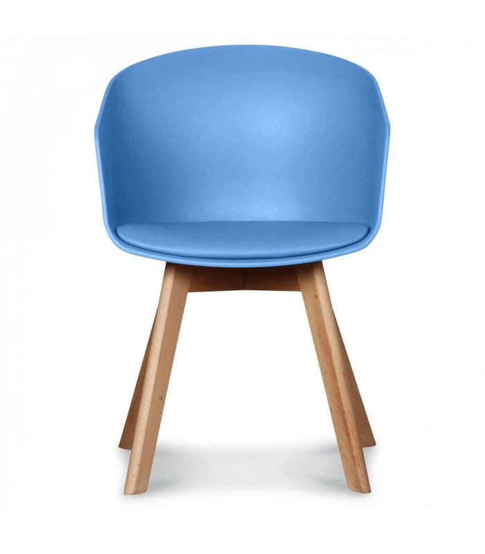 Chaise Scandinave Midnight + Coussin 2 Chaise Scandinave Midnight + Coussin – Image 2