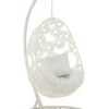 Chaise Suspendue + Coussins Bula Métal / Roseau Blanc