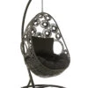 Chaise Suspendue + Coussins Bula Métal / Roseau Noir
