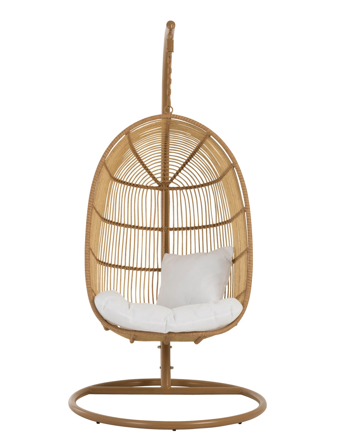 Chaise Suspendue Ovale En Acier Naturel 2 Chaise Suspendue Ovale En Acier Naturel – Image 2