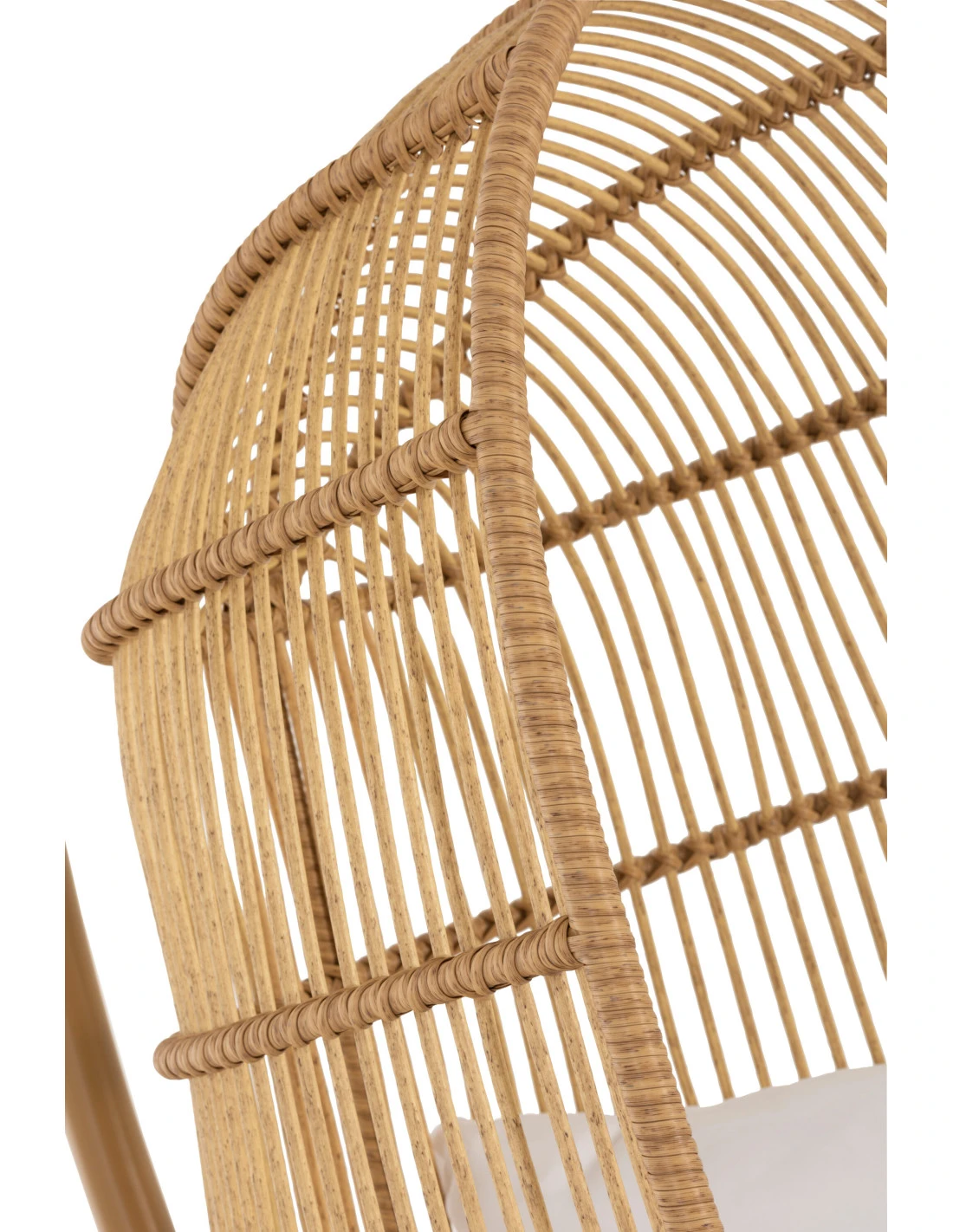 Chaise Suspendue Ovale En Acier Naturel 6 Chaise Suspendue Ovale En Acier Naturel – Image 6