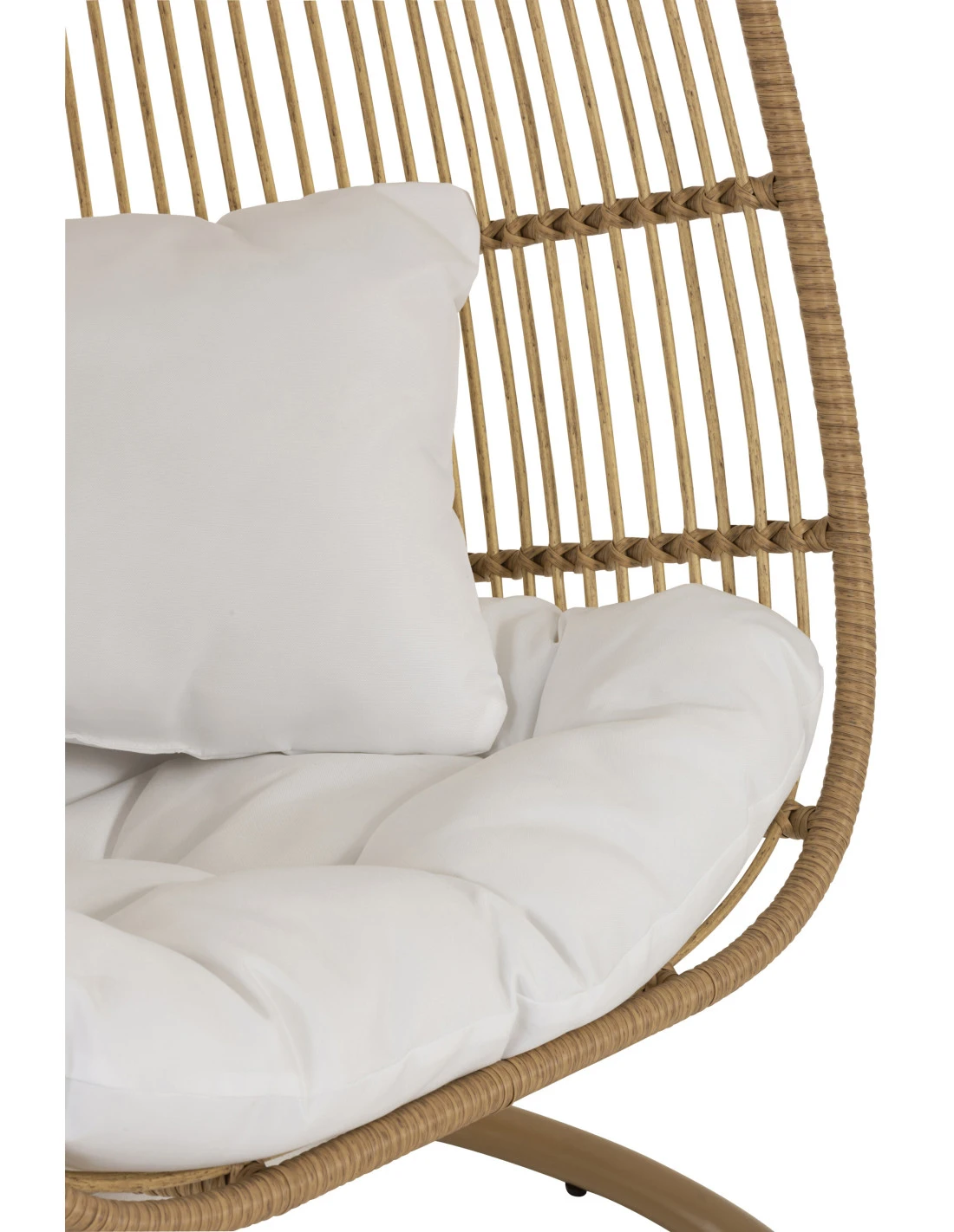 Chaise Suspendue Ovale En Acier Naturel 7 Chaise Suspendue Ovale En Acier Naturel – Image 7