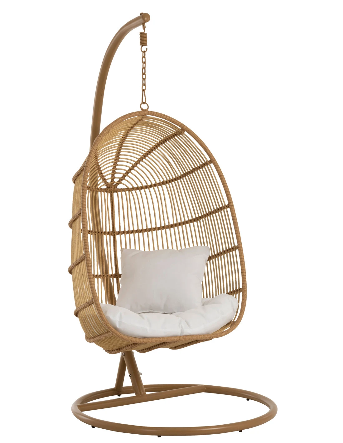 Chaise Suspendue Ovale En Acier Naturel 1 Chaise Suspendue Ovale En Acier Naturel