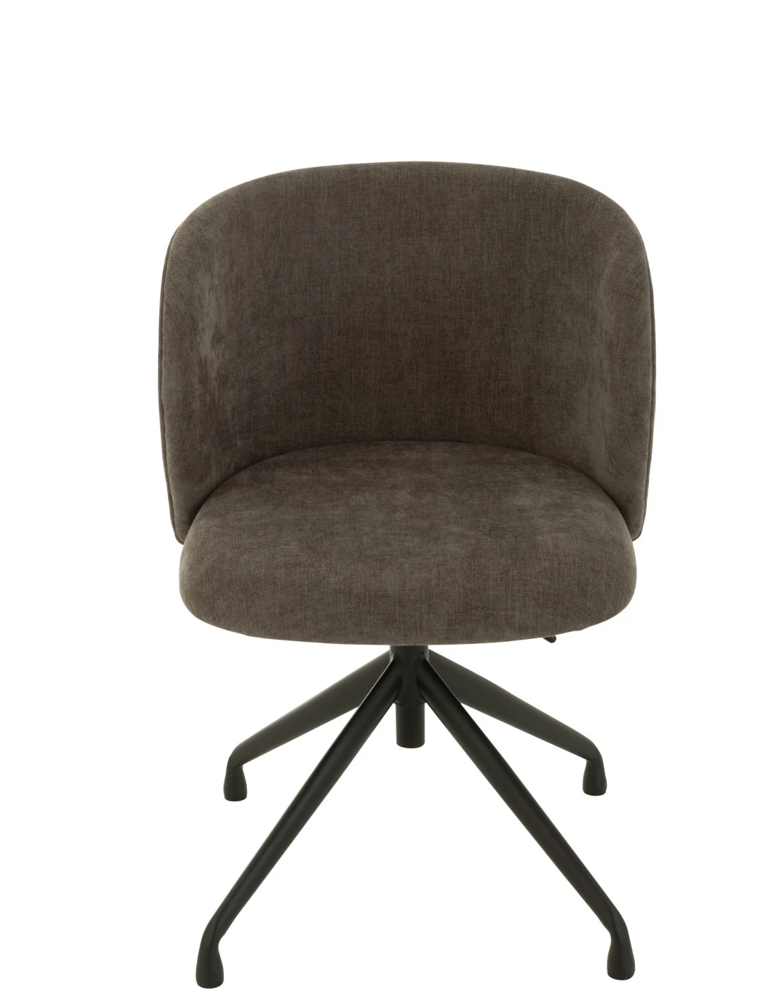 Chaise Pivotante Tissu Gris Foncé Relevable/Baissable 2 Chaise Pivotante Tissu Gris Foncé Relevable/Baissable – Image 2