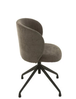 Chaise Pivotante Tissu Gris Foncé Relevable/Baissable 10 Chaise Pivotante Tissu Gris Foncé Relevable/Baissable -Magasin De Meubles De Qualité chaise tissu gris fonce relevablebaissable 2