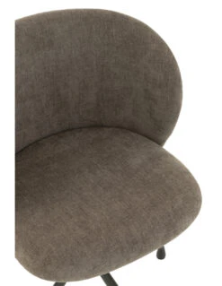 Chaise Pivotante Tissu Gris Foncé Relevable/Baissable 13 Chaise Pivotante Tissu Gris Foncé Relevable/Baissable -Magasin De Meubles De Qualité chaise tissu gris fonce relevablebaissable 5