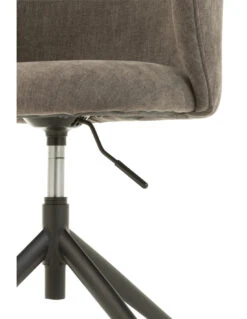 Chaise Pivotante Tissu Gris Foncé Relevable/Baissable 14 Chaise Pivotante Tissu Gris Foncé Relevable/Baissable -Magasin De Meubles De Qualité chaise tissu gris fonce relevablebaissable 6