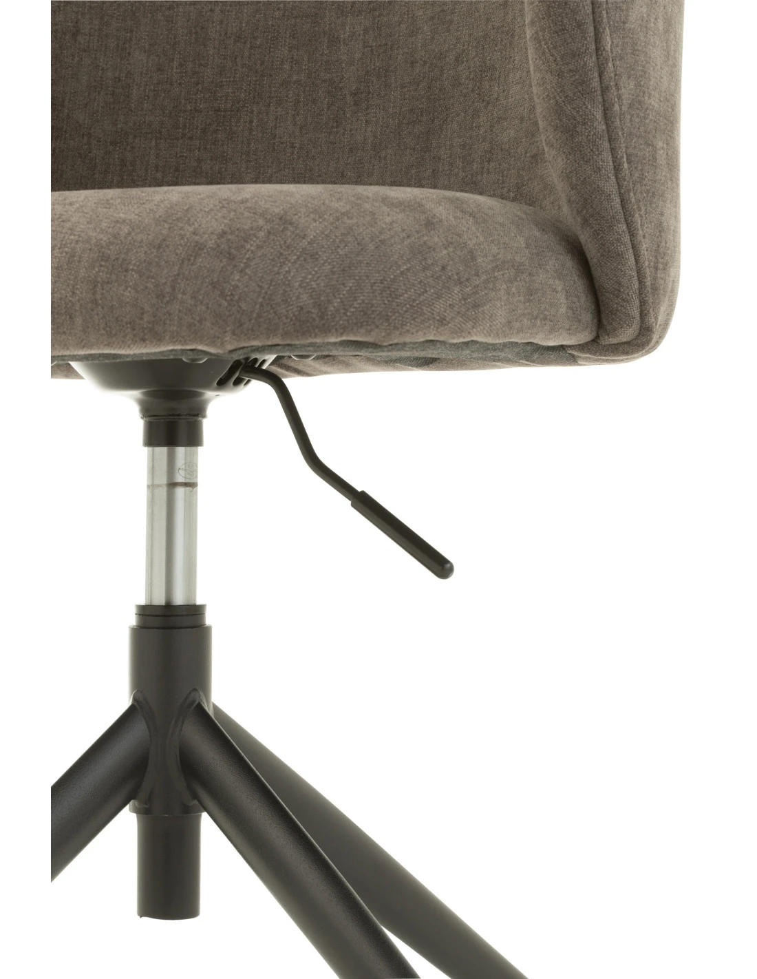 Chaise Pivotante Tissu Gris Foncé Relevable/Baissable 7 Chaise Pivotante Tissu Gris Foncé Relevable/Baissable – Image 7