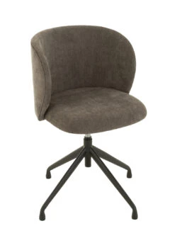 Chaise Pivotante Tissu Gris Foncé Relevable/Baissable 15 Chaise Pivotante Tissu Gris Foncé Relevable/Baissable -Magasin De Meubles De Qualité chaise tissu gris fonce relevablebaissable 7