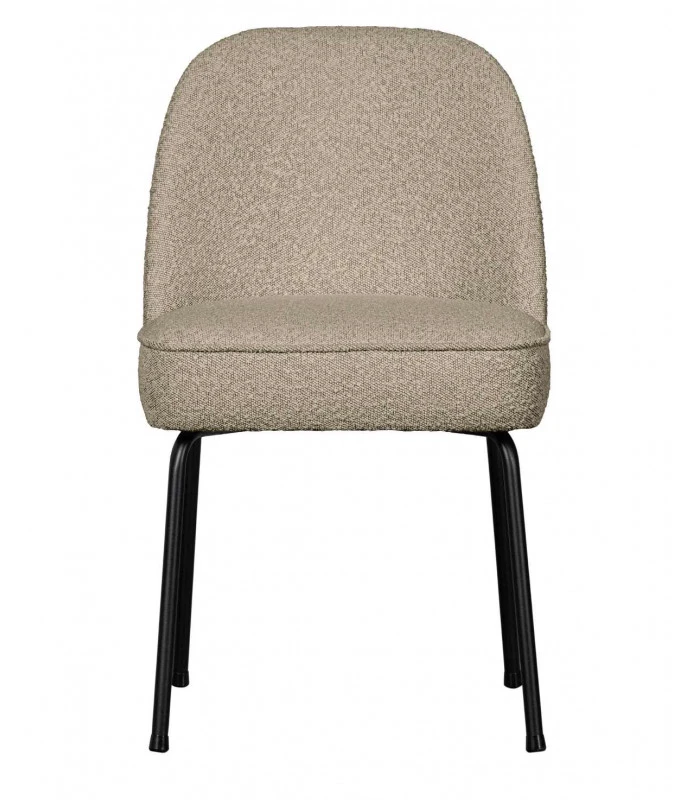Chaise Vogue Bouclé Beige 2 Chaise Vogue Bouclé Beige – Image 2