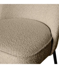 Chaise Vogue Bouclé Beige 10 Chaise Vogue Bouclé Beige -Magasin De Meubles De Qualité chaise vogue boucle beige 4