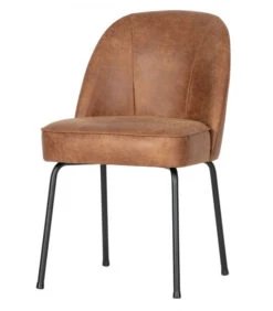 Chaise Vogue Cuir Reyclé Cognac