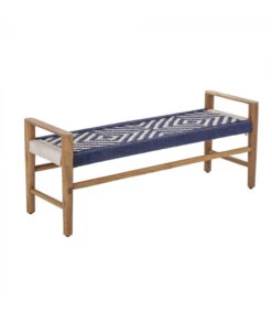 Bloomingville Charpoy Bleu&Blanc 116/47cm Creative Collection -Magasin De Meubles De Qualité charpoy bleublanc 11647cm creative collection 3