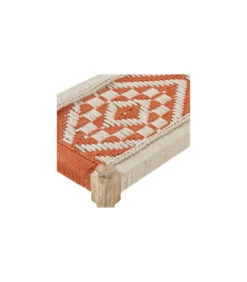 Charpoy Orange&Blanc 120/45cm -Magasin De Meubles De Qualité charpoy jauneblanc 12045cm 2