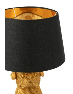 Chien Assis En Résine Dorée -Magasin De Meubles De Qualité chien assis en resine doree 3