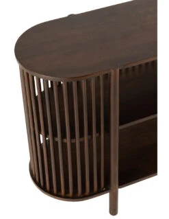 Console 2 étagères Conie En Bois De Manguier Brun Foncé 14 Console 2 étagères Conie En Bois De Manguier Brun Foncé -Magasin De Meubles De Qualité console 2 etageres conie en bois de manguier brun foncej line 5