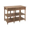 Console 6 Tiroirs En Bois Naturel