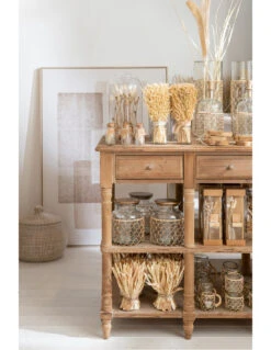 Console 6 Tiroirs En Bois Naturel -Magasin De Meubles De Qualité console 6 tiroirs en bois naturelj line 12