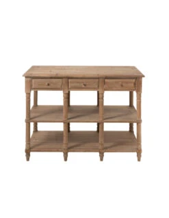 Console 6 Tiroirs En Bois Naturel -Magasin De Meubles De Qualité console 6 tiroirs en bois naturelj line 4