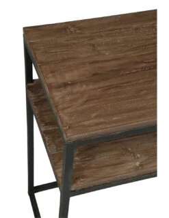 Console Bois/Métal Marron+Noir -Magasin De Meubles De Qualité console boismetal marronnoirj line 3