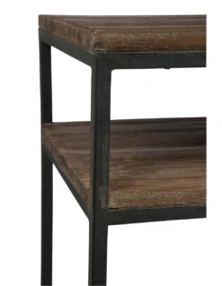 Console Bois/Métal Marron+Noir -Magasin De Meubles De Qualité console boismetal marronnoirj line 4