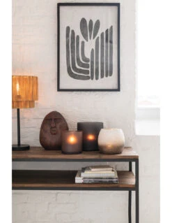 Console Bois/Métal Marron+Noir -Magasin De Meubles De Qualité console boismetal marronnoirj line 5