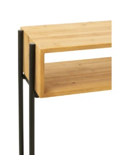 Console En Bois De Sapin/fer Noir/naturel -Magasin De Meubles De Qualité console en bois de sapinfer noirnaturelj line 6
