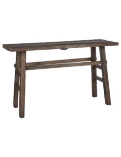 Console En Bois Marron