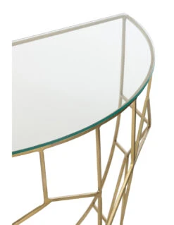 Console Moza Métal/Verre Or -Magasin De Meubles De Qualité console moza metalverre orj line 6