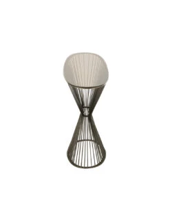 Console Ovale En Métal/verre Gris/marron -Magasin De Meubles De Qualité console ovale en metalverre grismarronj line 2