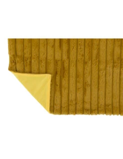 Coton Côtelé En Polyester Ocre -Magasin De Meubles De Qualité coton cotele en polyester ocrej line 2