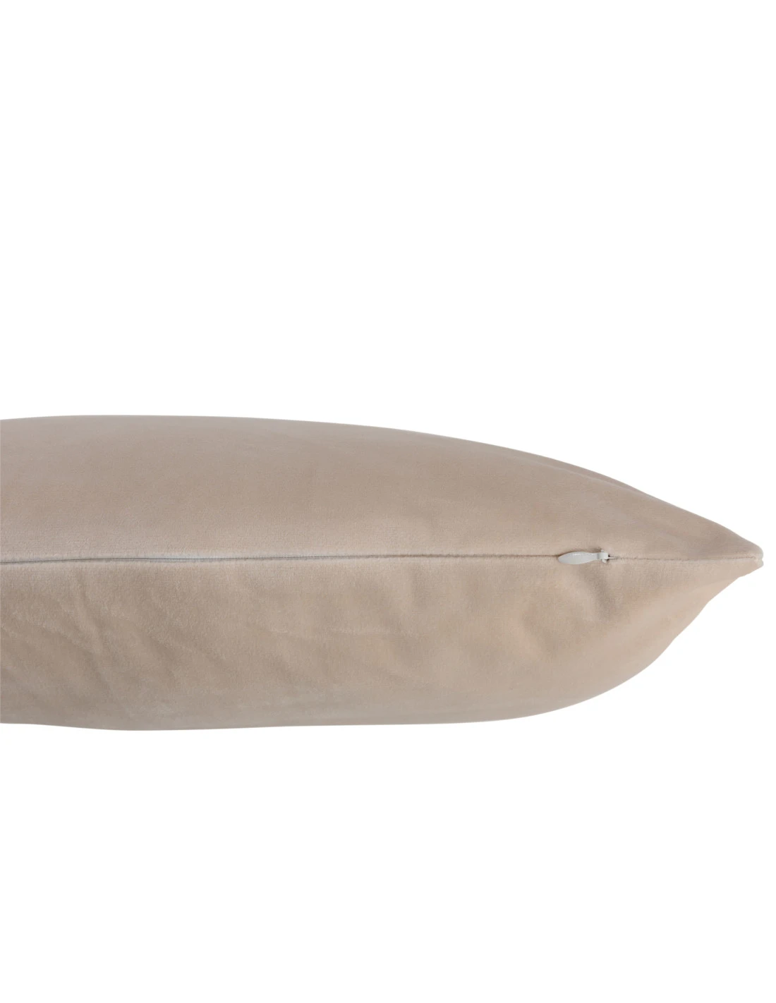 Coussin Carré En Velours Crème 2 Coussin Carré En Velours Crème – Image 2
