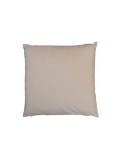 Coussin Carré En Velours Crème