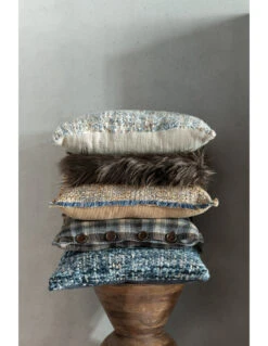 Coussin En Tweed Acrylique/coton Bleu/blanc 5 Coussin En Tweed Acrylique/coton Bleu/blanc -Magasin De Meubles De Qualité coussin en tweed acryliquecoton bleublanc 2